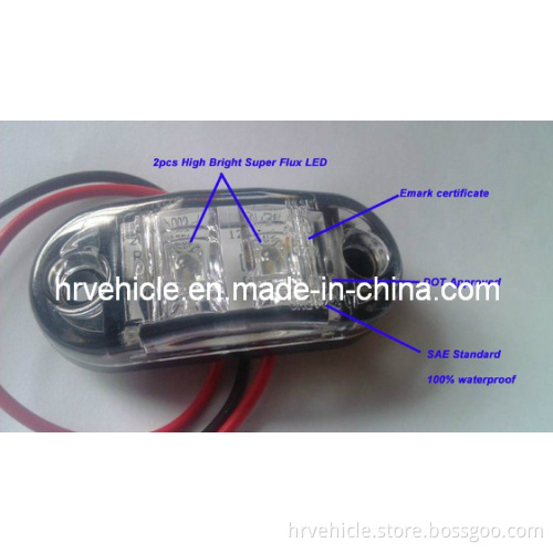 DOT/SAE/Emark LED Side Marker Lights for Truck Trailer